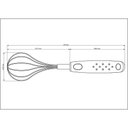 Ver imagem 2 de Batedor Manual Tramontina Utilitá em Aço Inox com Cabo de Polipropileno Preto Tramontina