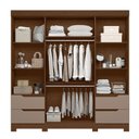 Ver imagem 5 de Guarda Roupa Vivacce Casal com Espelho 4 Portas 2,12m Móveis Albatroz