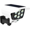 Ver imagem 1 de Kit 2 Super Cameras Falsa Sensor de Presença Prova Dágua Externo 7 Cobs 42 Super Leds