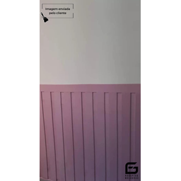 Moldura Painel Ripado Eva Autocolante Liso 7cmx5mm 5 Metros - Branco - 5