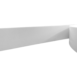 Moldura Painel Ripado Eva Autocolante Liso 7cmx5mm 5 Metros - Branco - 2
