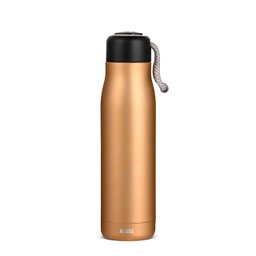 Garrafa Térmica Aduze Handstrap Prime Dourada 550ml - 1