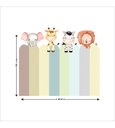 Ver imagem 2 de Adesivo de Parede Cerquinha Animais Safari Aquarela