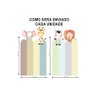 Adesivo de Parede Cerquinha Animais Safari Aquarela - 3