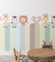 Ver imagem 1 de Adesivo de Parede Cerquinha Animais Safari Aquarela
