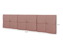 Ver imagem 5 de Cabeceira Cama Casal King Size 1,95 México Box Estofada - Rose Suede