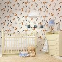 Ver imagem 5 de Papel de parede rapozinha infantil árvore para quarto de bebê M² PP96