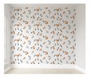 Ver imagem 1 de Papel de parede rapozinha infantil árvore para quarto de bebê M² PP96