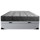 Ver imagem 5 de Cama Box Baú Casal Colchão Prime Gold D33 Paropas + Box Sintético 61x138x188 Branco