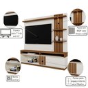 Ver imagem 2 de Painel Home Mariana 1.8 para TV Off White Amendoa