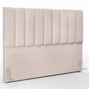 Ver imagem 4 de Kit Cabeceira Cama Box Queen 160cm com Calçadeira Baú Dália W01 Linho Cru - Lyam Decor