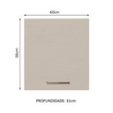 Ver imagem 3 de Armário Aéreo 60 Cm 1 Porta Branco/crema Agata Madesa