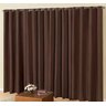 Cortina Blackout Tecido 2,80x2,50 Para Varão Simples:Tabaco - 1