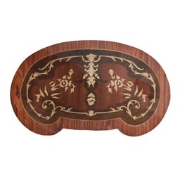 Mesa de Cabeceira com Marchetaria - 80x67x39cm - 6