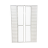 Porta Balcão 6 Folhas Aluminio Branco C/ Trinco 2,10x1,50 - 5