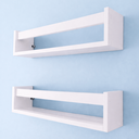 Ver imagem 1 de 2 Nichos Suporte Livros Prateleiras Parede Estante Quarto Infantil Escritório Organizador Cozinha 30