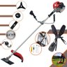 Roçadeira Robusta Anmax Cg520p 2t 52cc 2,2hp + Kit Faca 3 Pontas, Faca 40 Dentes e Trimmer - 1