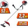 Roçadeira Robusta Anmax Cg520p 2t 52cc 2,2hp + Kit Faca 3 Pontas, Faca 40 Dentes e Trimmer - 2