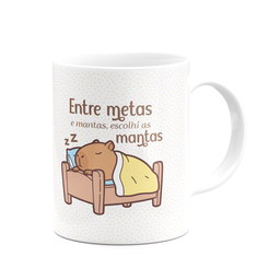 Caneca Divertida Capivaras - entre Metas e Mantas - 2
