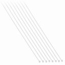 Ver imagem 1 de Abraçadeiras de Nylon Branca 3.6x250mm com 100 Unidades - 8632 - Brasfort Abrac.nylon Bca 3,6x250 C/
