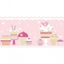 Ver imagem 1 de Faixa de Parede Favola 3284 Italy - Tam 5m X 26cm (c X A)