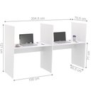 Ver imagem 2 de Mesa de Atendimento 2 Lugar Roma Branco