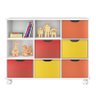 Nicho Organizador com 6 Gavetas Color e Rodízios - Qmovi - 2