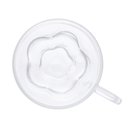 Ver imagem 2 de Conjunto 2 Xícaras 75ml Parede Dupla Borossilicato Flor Hibisco - Lyor