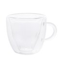 Ver imagem 1 de Conjunto 2 Xícaras 75ml Parede Dupla Borossilicato Flor Hibisco - Lyor