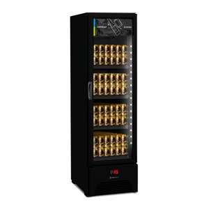 Cervejeira Metalfrio 324L All Balck 1 Porta Preta 220V VN28AH