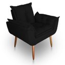 Ver imagem 4 de Kit 02 Poltrona para Sala e Quarto Decorativa Opala Suede
