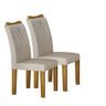 Kit 02 Cadeiras Sala de Jantar Clara Mdf Moveis Leifer - 1