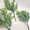 Planta Artificial Erva Doce 34x12cm Buquê Realista Kit 3pc - 6