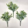 Planta Artificial Erva Doce 34x12cm Buquê Realista Kit 3pc - 5