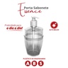 Saboneteira Porta Sabonete Líquido para Banheiro Essence Cor Cristal Durín - 2