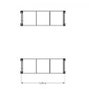 Ver imagem 2 de Kit 2 Mini Porta Pallet 250 Kg 180x200x60 (cxlxp)