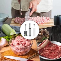 Fatiador de Carne, Cortador Manual de Carne Fresca com 18 Laminas - 6