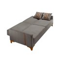 Ver imagem 6 de Sofa Cama para Sala de Estar 209cm x 84cm Luizi Cinza