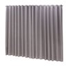 Cortina Blackout com linho 8,00x2,70 Para Trilho Duplo:Cinza - 1