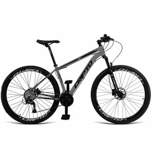 Bicicleta Aro 29 Cripto 24 Marchas Shimano Freios Hidraulico - Grafite-preto - 15" Grafite-preto