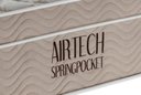 Ver imagem 3 de Conjunto Box Airtech Spring Pocket Solteiro 78 Cm (larg) Base Courino - 52836