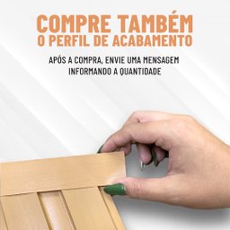 Painel Ripado Versátil 270x27cm: 01 Unid. (0,73m²) Polietileno - Talatto Painéis - Marmorizado - 4