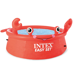 Piscina Infantil Caranguejo Intex Easy Set PVC 880L 1,83x51cm - Vermelho - 1