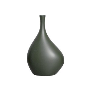 Vaso de Cerâmica Decorativo para Mesa de Centro Cristal P Verde Lúpulo