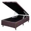 Ver mais imagens de Base Box Baú para Colchão Solteiro Thor Umaflex 188cm x 88cm