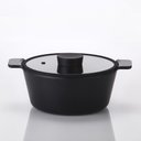 Ver imagem 1 de Caçarola 24cm Neoflam Vulkan Aluminio Injetado Indução Preto