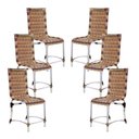 Ver imagem 1 de 6 Cadeiras Haiti em Alumínio para Cozinha Piscina Edícula Capuccino