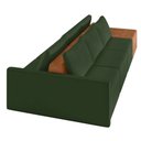 Ver imagem 7 de Sofá Ilha 3 Lugares Living 342cm Modulado para Sala Lary Veludo K01 - D’Rossi