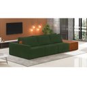 Ver imagem 2 de Sofá Ilha 3 Lugares Living 342cm Modulado para Sala Lary Veludo K01 - D’Rossi