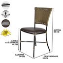 Ver imagem 3 de 6 Cadeiras Gramado Pequi Sala De Jantar Em Fibra Sintética